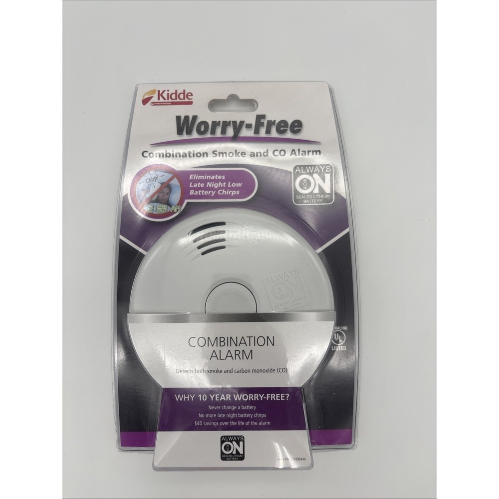 Kidde Smoke & Carbon Monoxide Alarm With Voice Alarm Model P3010CU NEW